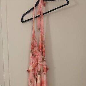 Pink & Red Stretchy Dress – Flattering & Chic 💕❤️✨